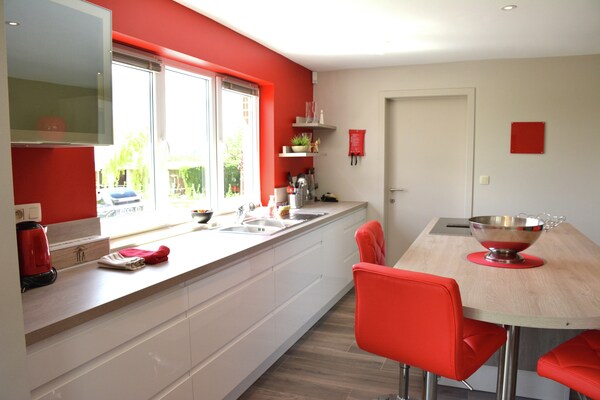 Foto van Moderne villa in Rochefort vlakbij de paarden - Vakantiehuis in Wavreille - Kitchen