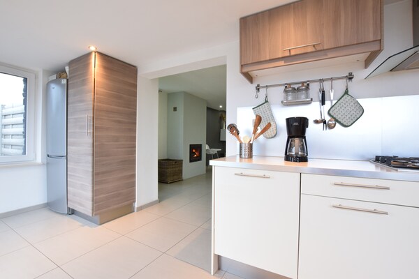 Foto van Rijtjeshuis met uitzicht op de natuur nabij Durbuy - Kitchen