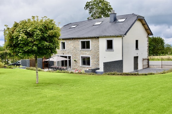 Foto van Vakantiehuis in Manhay vlakbij skigebied - Vakantiehuis in Manhay - ExteriorSummer