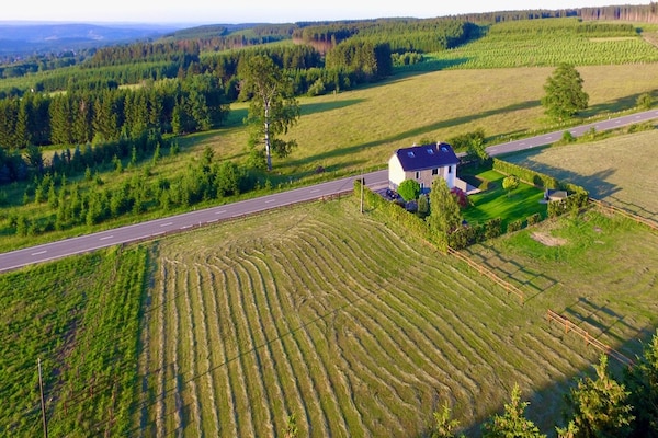 Foto van Vakantiehuis in Manhay vlakbij skigebied - Vakantiehuis in Manhay - ExteriorSummer