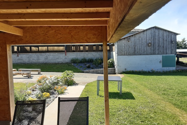 Foto van Mooie boerderij in Houffalize met binnenplaats - Vakantiehuis in Houffalize - TerraceBalcony
