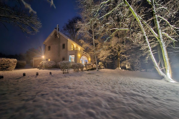 Foto van Vakantiehuis in Dalhem met privé sauna - Vakantiehuis in Aubel - ExteriorWinter
