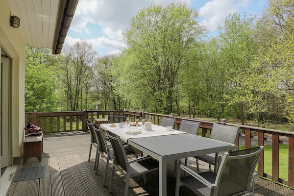 Foto van Rendeux Villa met tuin - Vakantiehuis in Rendeux-Beffe - TerraceBalcony