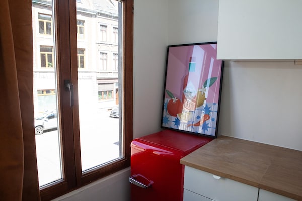 Foto van Charmante woning in het centrum - Vakantiehuis in Verviers - Kitchen