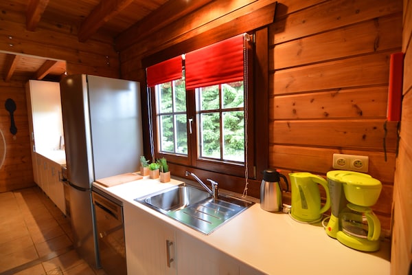 Foto van Chalet in Ardennen met Sauna & Tuin - Vakantiehuis in Waimes - Kitchen