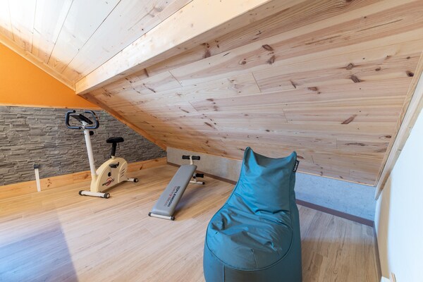 Foto van Ruime vakantiewoning vlakbij Spa F1 - Vakantiehuis in Stavelot - gym
