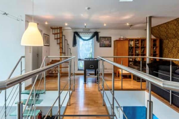 Foto van Huis in Moulin du Ruy met Boszicht - Vakantiehuis in Stoumont-Moulin du ruy - Landing