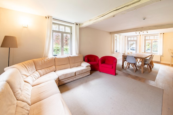 Foto van Historische watermolen in Bohan - Vakantiehuis in Vresse-sur-Semois - LivingRoom