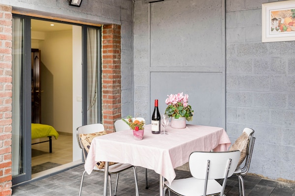 Foto van Gezellig chalet met tuin - Vakantiehuis in Beauraing - TerraceBalcony
