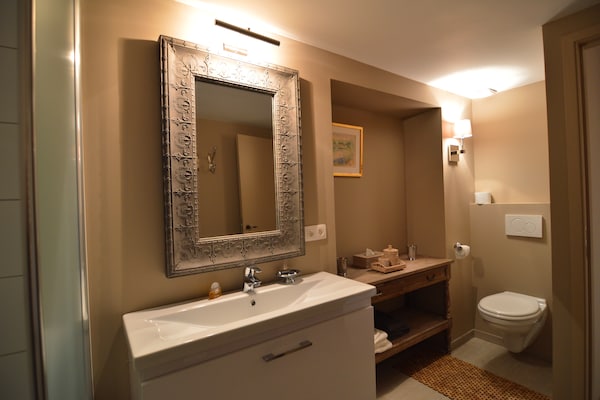 Foto van Vakantiehuis Ardennen bij Abdij Chimay - Vakantiehuis in Nismes Viroinval - BathRoom