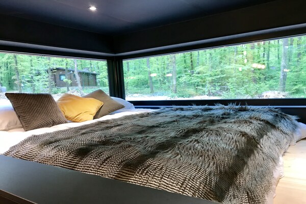 Foto van Lodge in Oignies Bos met Eco Design - Vakantiehuis in Oignies en Thiérache - BedRoom