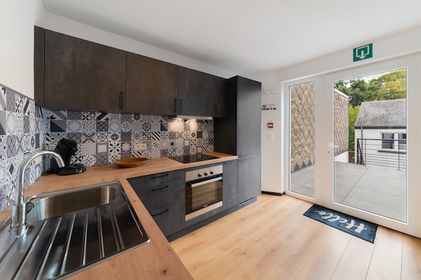 Foto van Moderne elegantie in Résidence 41 – Hart van Bastogne - Kitchen