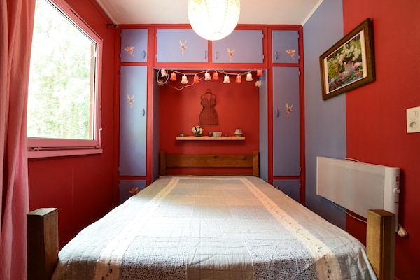 Foto van Chalet gelegen in een groene en rustige omgeving - Vakantiehuis in Houffalize - BedRoom