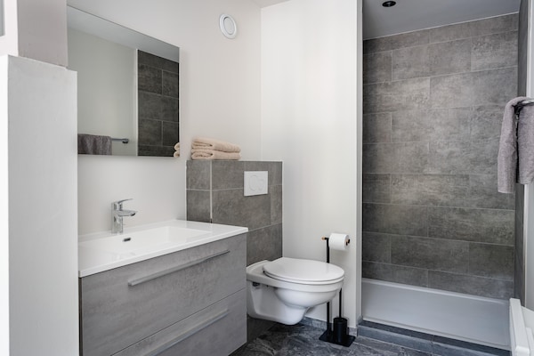 Foto van Villa op een steenworp afstand van het kasteel - Vakantiehuis in Bouillon - BathRoom