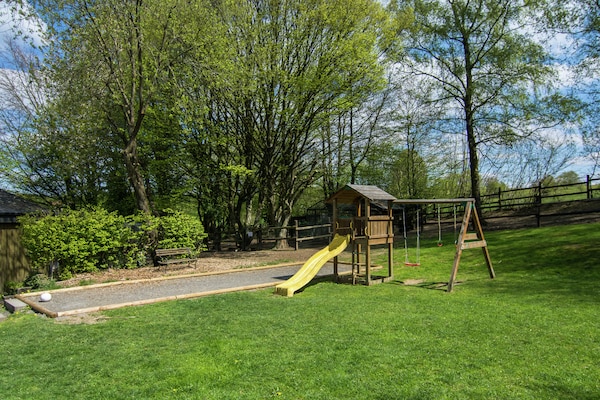 Foto van Gezellig appartement in Sensenruth met een bubbelbad - GardenSummer