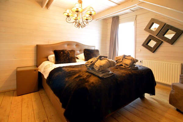 Foto van Vreedzame Septon chalet spa - Vakantiehuis in Septon - BedRoom