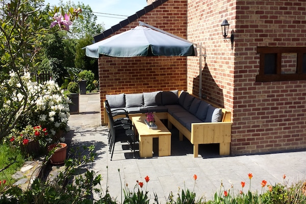 Foto van Vakantiehuis in Durbuy met Sauna - Vakantiehuis in Barvaux sur Ourthe - TerraceBalcony