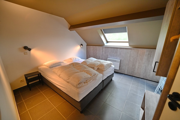Foto van Appartement in België met Tuinterras - Vakantiehuis in Durbuy - BedRoom