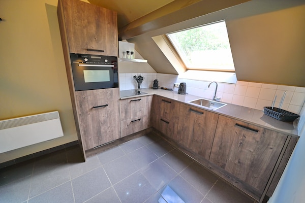 Foto van Appartement in België met Tuinterras - Vakantiehuis in Durbuy - Kitchen