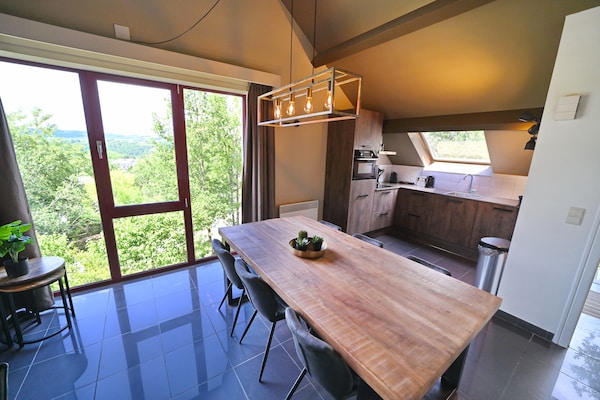 Foto van Appartement in België met Tuinterras - Vakantiehuis in Durbuy - DiningRoom