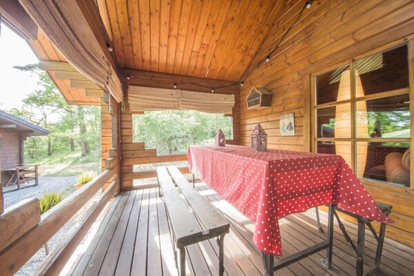 Foto van Charmant chalet in Durbuy vlakbij Adventure Valley - TerraceBalcony