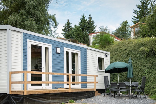 Foto van Rustig huis in de Ardennen - Vakantiehuis in Dochamps - TerraceBalcony
