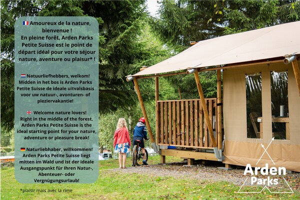 Foto van Gezinsvriendelijke tent in Dochamps - Vakantiehuis in Dochamps - GardenSummer