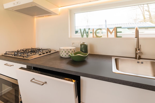 Foto van Ruime stacaravan met terras in Erezée - Vakantiehuis in Erezée - Kitchen